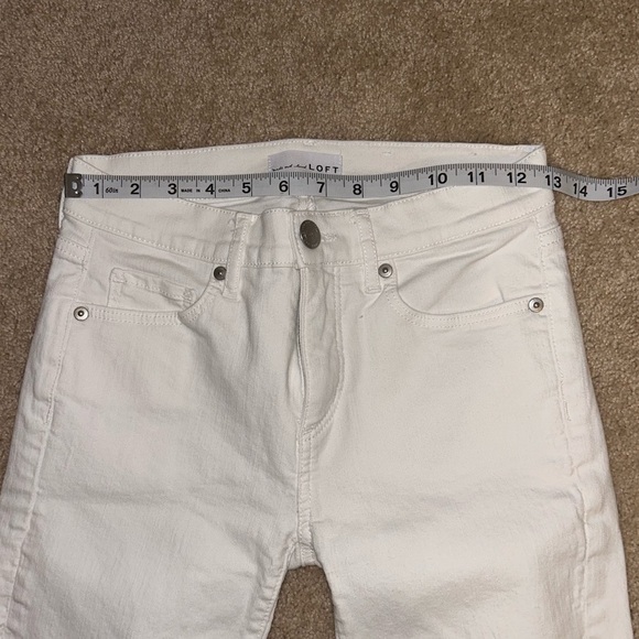 LOFT White Skinny Jeans - Picture 9 of 10
